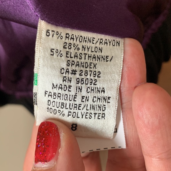 Dalia Collection, Sz 8, cropped zip up blazer - Picture 9 of 9